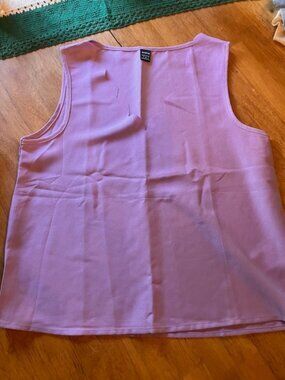 NEW purple tank top with scallop neckline